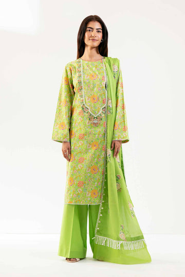 Nishat Linen 3 Piece - Printed Embroidered Suit - 42502128 Online Shopping